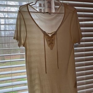 White Calvin Klein shirt